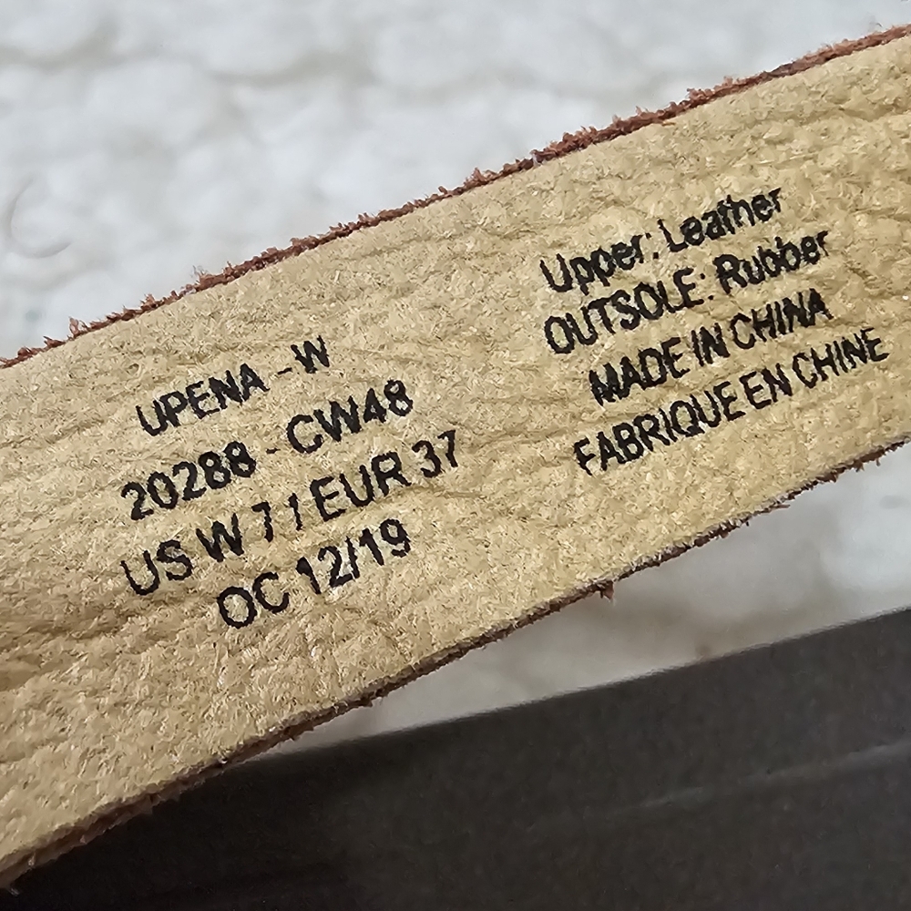 Olukai Upena Cedarwood & Java Leather Strappy Sandals - Picture 5 of 10